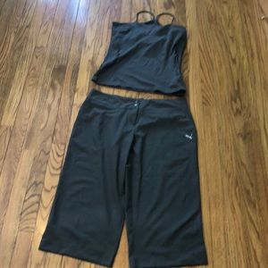 Puma 2-piece workout top and bottoms